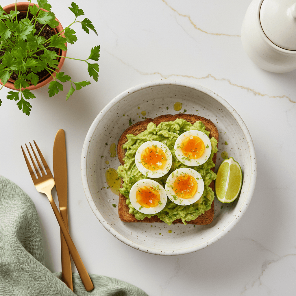 Avocado toast protéiné
