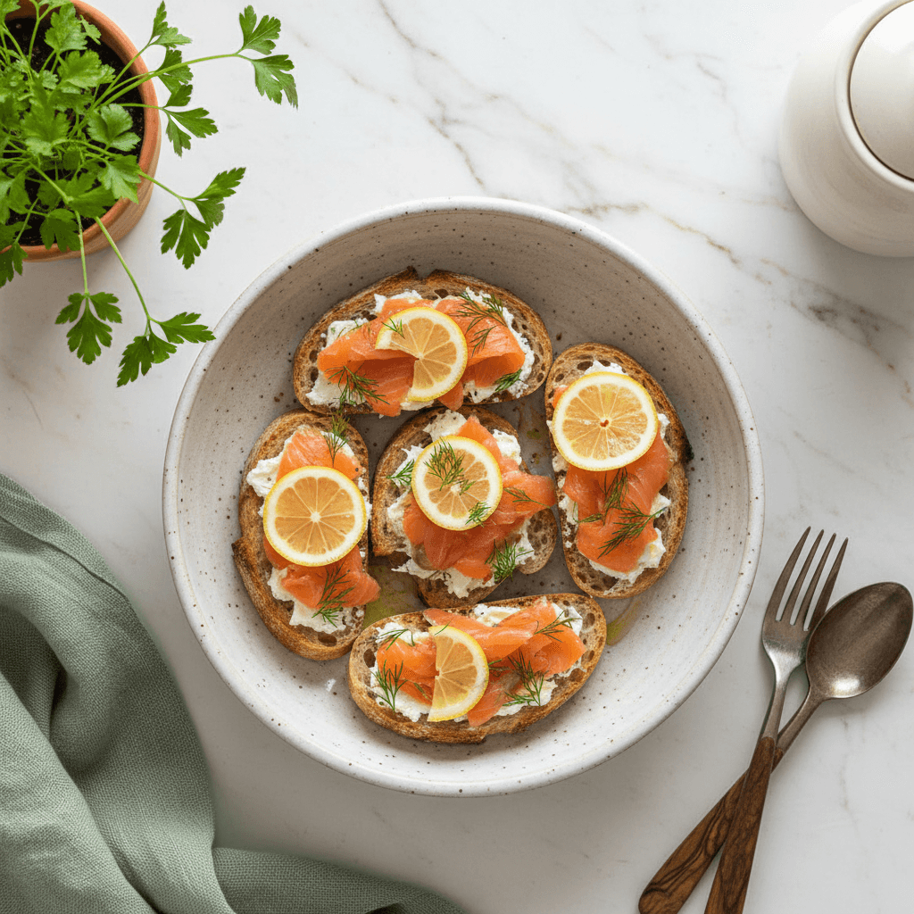 Buschetta saumon
