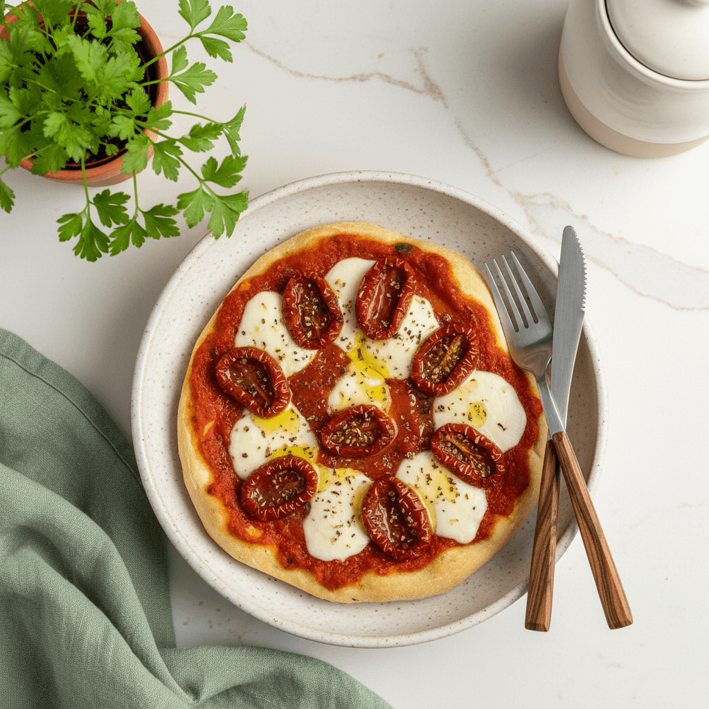 Pinsa tomates séchée